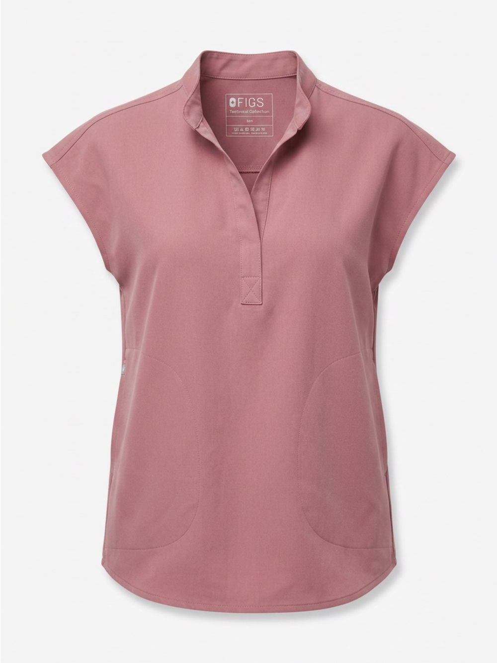 FIGS Women's scrub set Dusty Rose XS top and medium pants regular length..